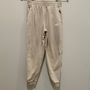 Nike Big Kids Beige Jogger Sweat Pants